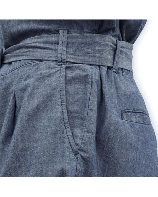 Hope & Henry Blue Halter Romper