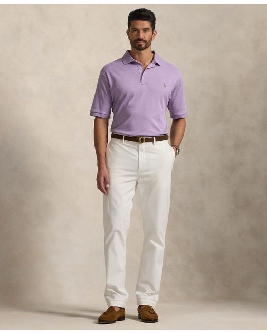 Polo Ralph Lauren Purple Big & Tall Classic Fit Soft Cotton Polo for men