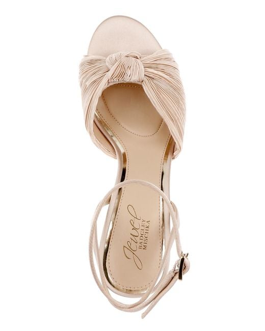 Badgley Mischka Metallic Ibis Sandals
