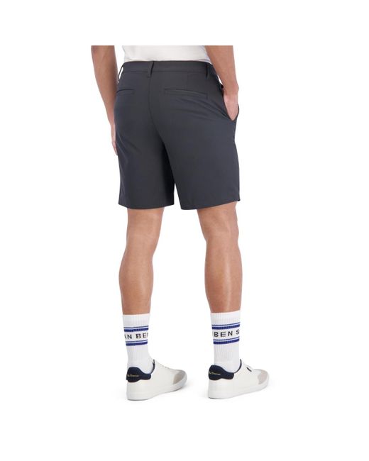 Ben Sherman Blue Golf 4-way Stretch Tech Shorts for men