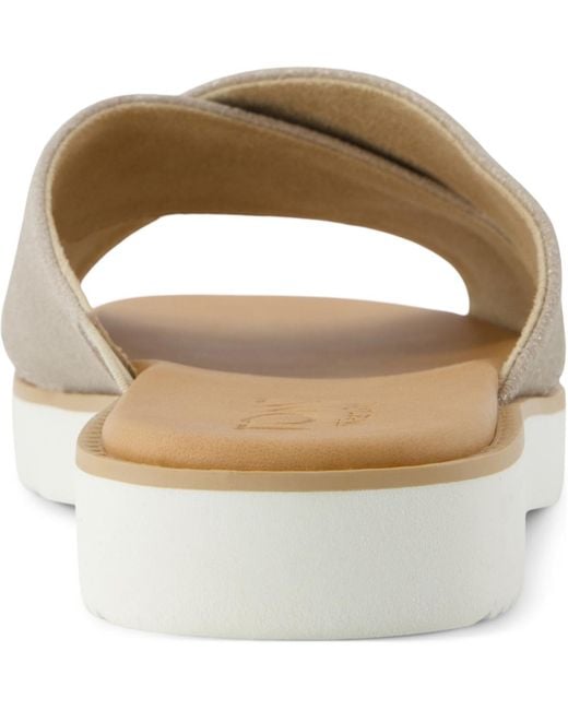 TOMS White Mae Crossover Open Toe Sandals