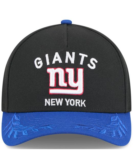 KTZ Blue Black/royal New York Giants 2025 Nfl Draft 9forty A-frame M-crown Adjustable Hat for men
