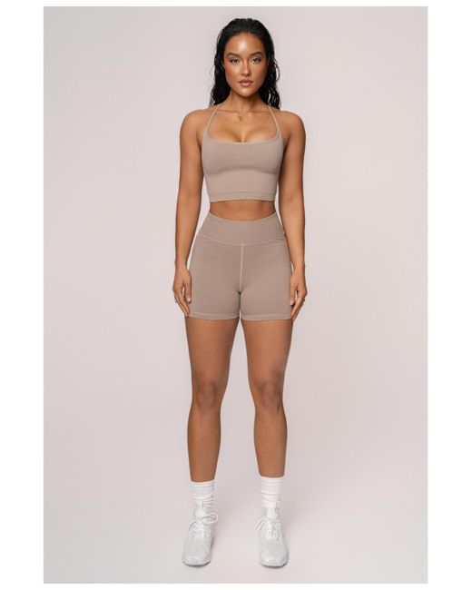 JLUXLABEL Natural Active Crop Top