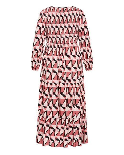 City Chic Plus Size Jayden Print Maxi Dress in Red | Lyst