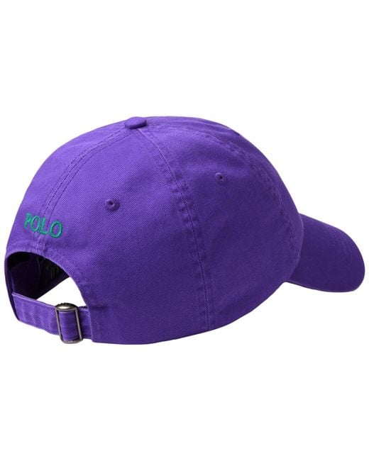 Polo Ralph Lauren Purple Classic Chino Cap for men