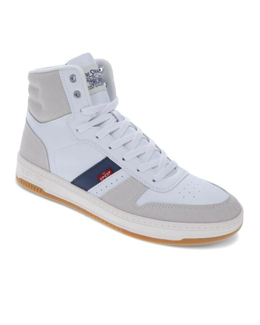 Levi's Blue Drive High-top Lace Up Sneakers for men