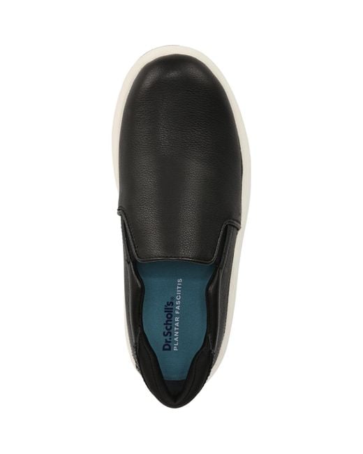 Dr. Scholls Black Feel Well Plantar Fasciitis Slip On Sneakers