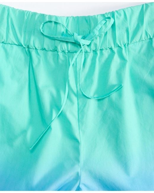 On 34th Blue Ombre Drawstring Shorts