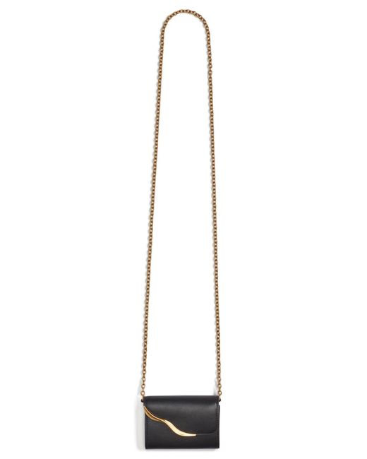 Donna Karan Black Malverne String Wallet