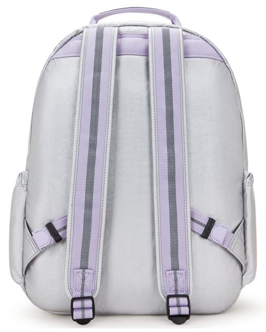 Kipling Gray Seoul Go Large Backpack