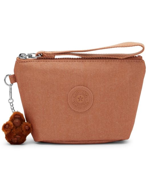 Kipling Brown Naomi Small Pouch Wristlet
