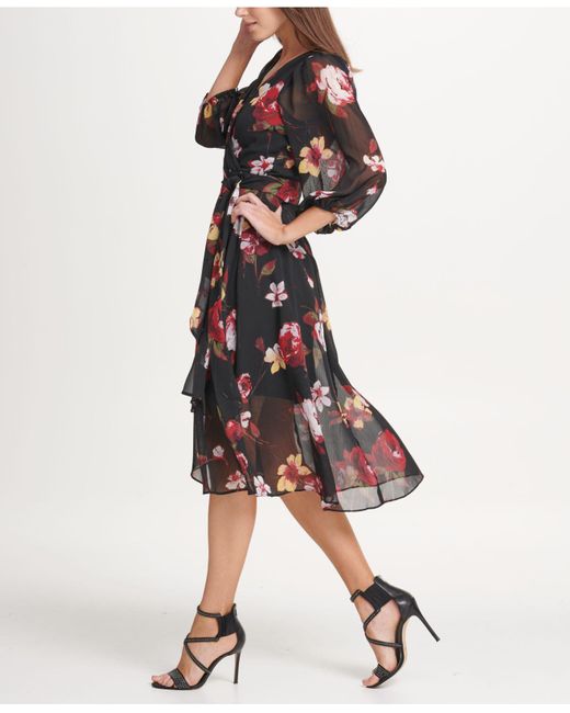dkny chiffon dress