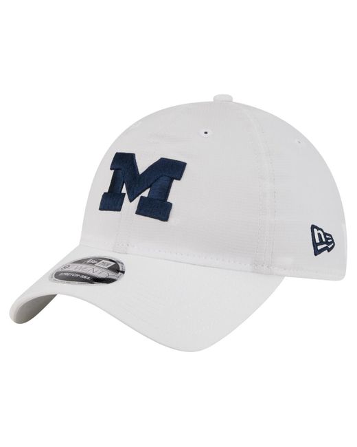KTZ White Michigan Wolverines Active Ripstop 9twenty Adjustable Hat for men