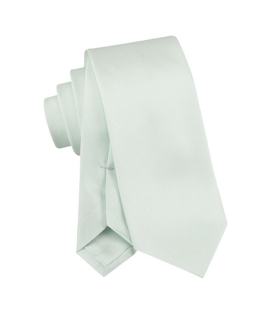 Calvin Klein White Unison Solid Tie for men
