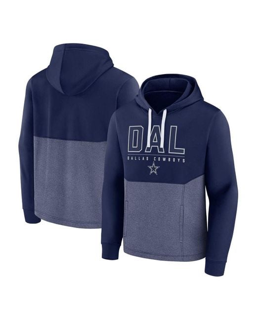 Dallas Cowboys Fanatics Branded Big & Tall Pullover Hoodie - Navy