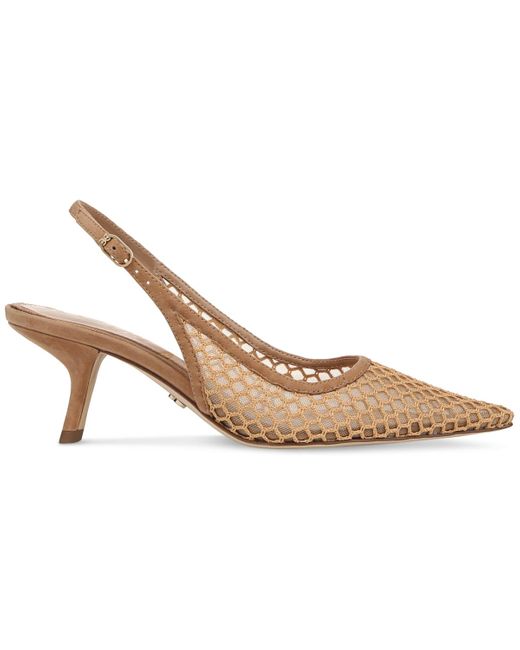 Sam Edelman Natural Bianka Slingback Mesh Pumps