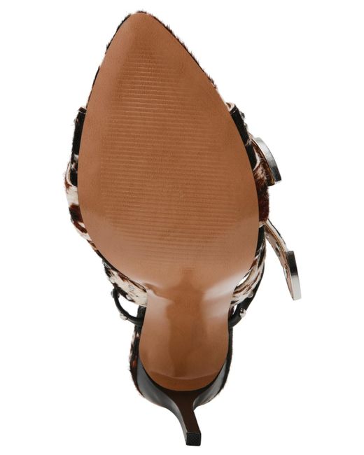 Steve Madden Black Saddle Embellished Ankle Strap Sandal