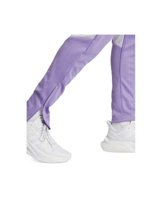 adidas Tiro Three-stripe Ankle-zip Track Pants in Purple for Men | Lyst