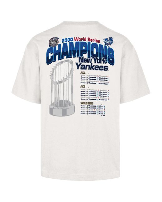 '47 Blue New York Yankees 2000 World Series S Showcase Mvp Foundation T-shirt for men