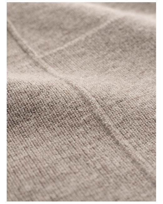 Celtic & Co. Natural Drape Funnel Neck Sweater