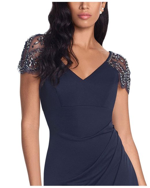 Xscape beaded hotsell cocktail dress