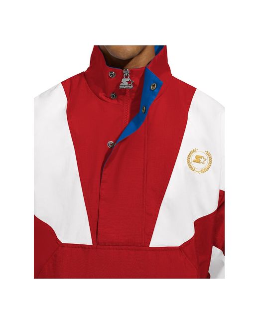 Starter Red Colorblocked Lightweight Jacket for men