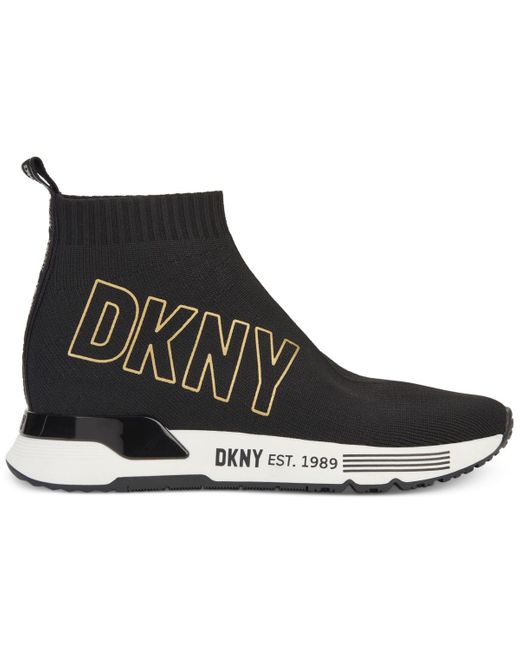 DKNY Black Nona Sock Sneakers