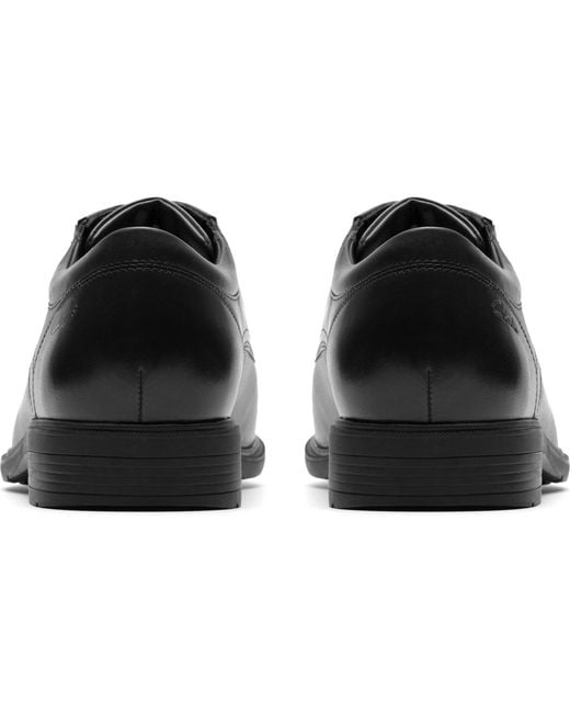 Clarks Black Steadwell Cap Oxford for men