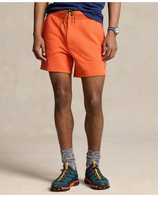 Polo Ralph Lauren Orange 6-inch Terry Shorts for men