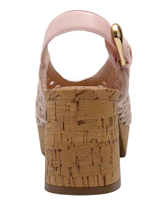Aerosoles Pink Cornelia Platform Sandals