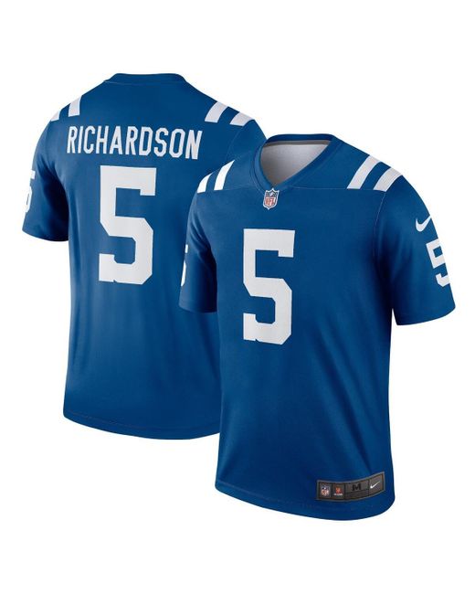 Nike Blue Anthony Richardson Indianapolis Colts Legend Jersey for men