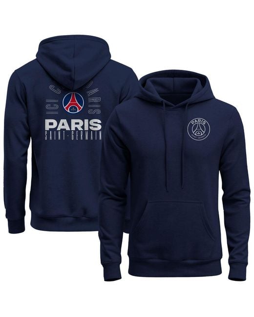 1863fc Blue Paris Saint-germain True Glory Fleece Hoodie for men