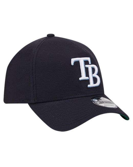 KTZ Blue Tampa Bay Rays Team Color A-frame 9forty Adjustable Hat for men