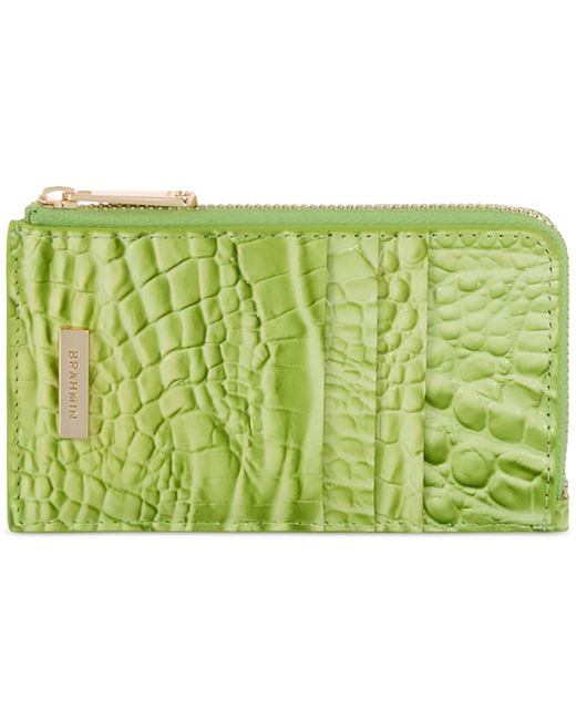 Brahmin Green Lennon Leather Wallet