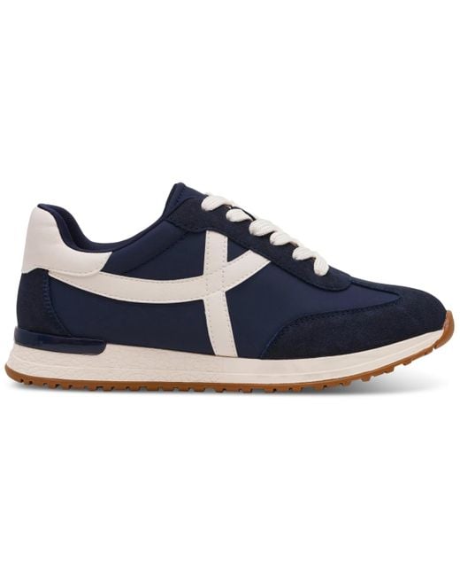Dolce Vita Blue Joque Sporty Retro Lace-up Sneakers