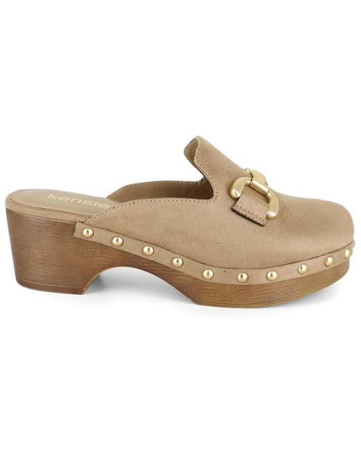 Kensie Brown Cooper Platform Clog