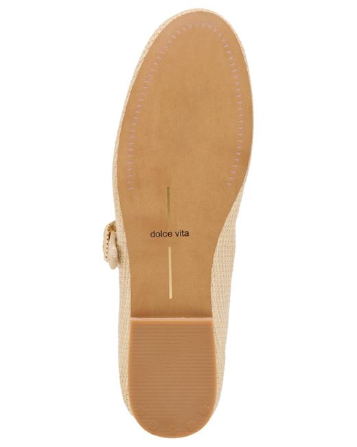 Dolce Vita White Relan Embellished Mary Jane Flats
