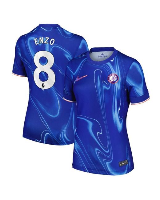 Nike Blue Enzo Fernandez Chelsea 2024/25 Home Replica Player Jersey