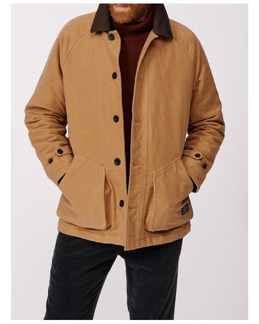 aubi Natural Bennett Moleskin Jacket for men