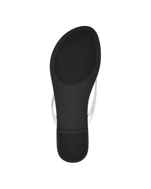 Calvin Klein White Crude Casual Slide-on Flat Sandals