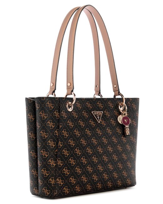 Guess Black Noelle Ii Medium Tote Bag