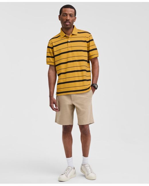 Club Room Metallic Fred Striped Polo Shirt for men