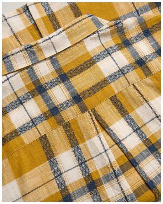 Celtic & Co. Multicolor Peter Pan Collar Checked Blouse