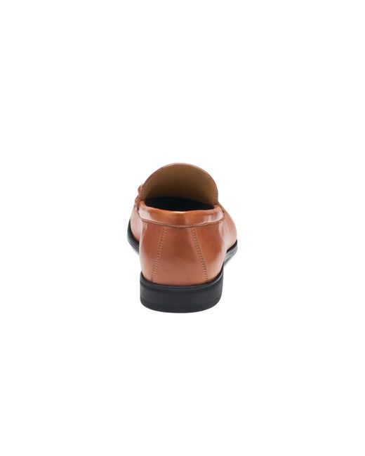 Johnston & Murphy Brown Harrison Bit Loafers for men