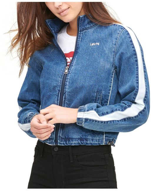 levi denim bomber jacket