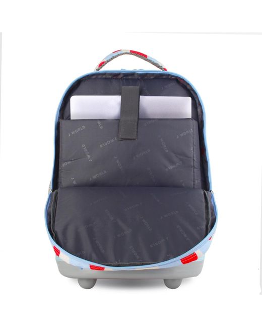 J World White Sundance Laptop 20" Rolling Backpack