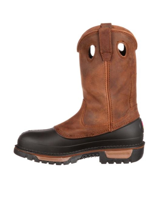 Georgia Boot Multicolor Muddog Steel Toe Waterproof Wellington for men