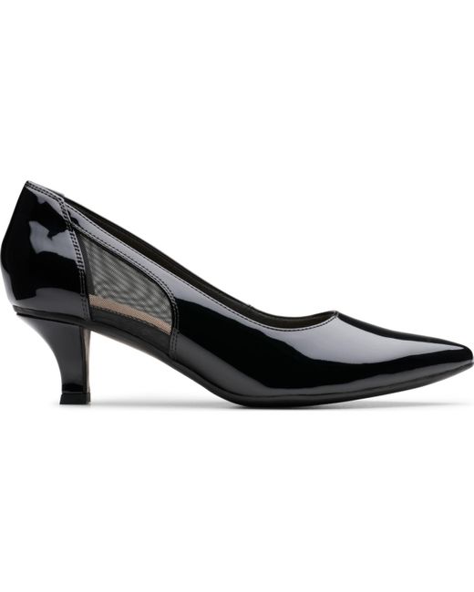 Clarks Black Kepley Cora Slip-on Pumps