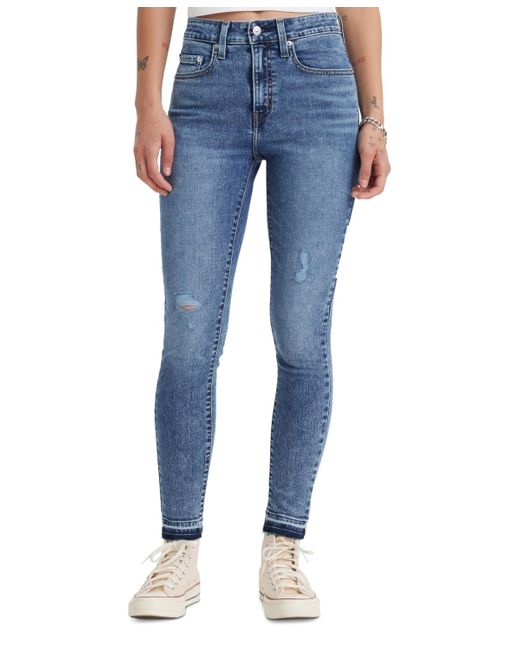Levi's Blue 721 High-rise Stretch Skinny Jeans