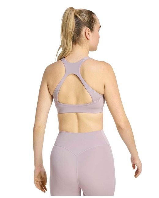 Adidas Purple Workout Square Neck Support Bra